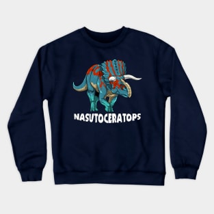 Nasutoceratops Dinosaur Design Crewneck Sweatshirt